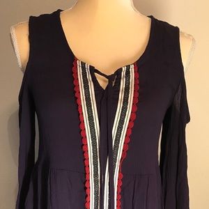 Xhilaration short Dress Small Cold Shoulder